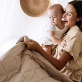 Organic Bamboo Baby & Toddler Blanket - Mocha